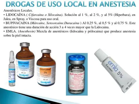 Medicamentos para anestesia