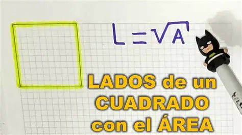 Medida del lado de un cuadrado