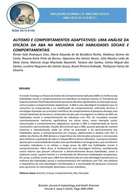 Melhoria das habilidades sociais