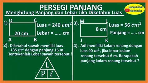 Mencari Panjang dan Lebar Kebun