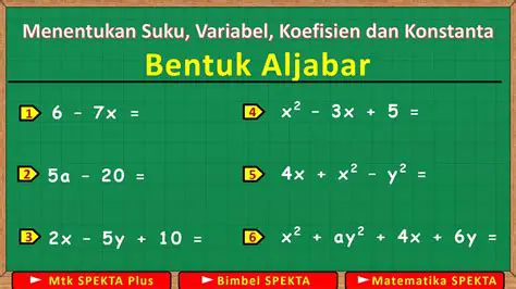 Menentukan Nilai Koefisien x