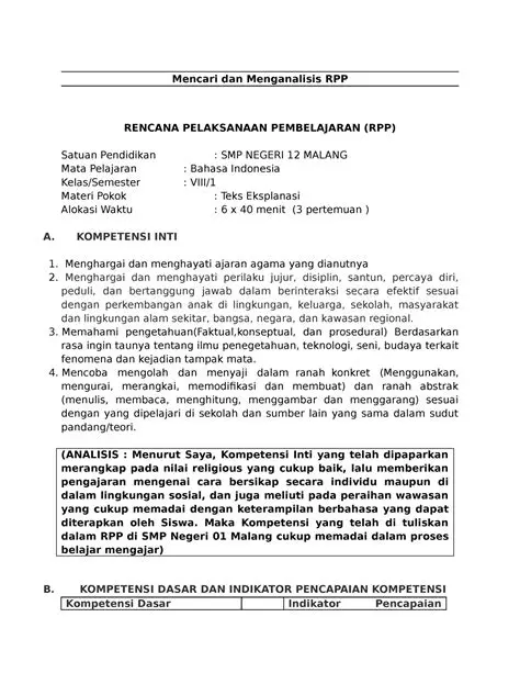Mengembangkan kemampuan analisis