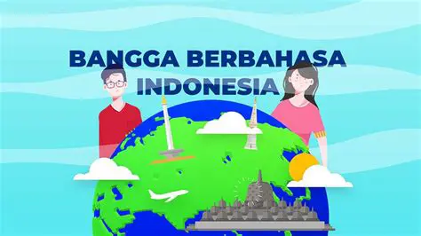 Menggunakan bahasa Indonesia