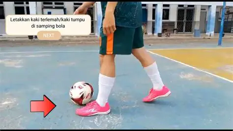 Menggunakan Kaki Bagian Dalam