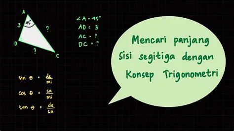 Menggunakan Konsep Trigonometri