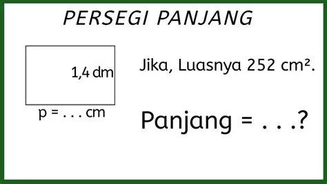 Menghitung Panjang Persegi Panjang