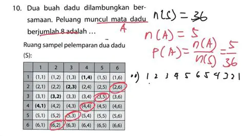 Menghitung Peluang Mendapatkan Mata Dadu Genap