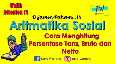 Menghitung Persentase Tara