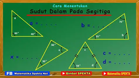 Menghitung Sudut I dalam Segitiga ABC
