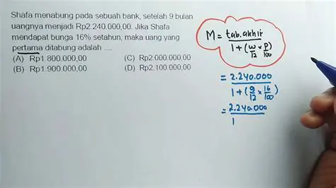 Menghitung Tabungan Pak Budi