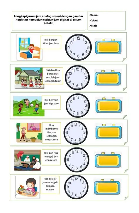 Menghitung Waktu Mulai Mengambar