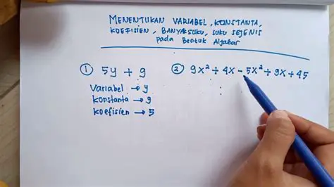 Mengidentifikasi Konstanta