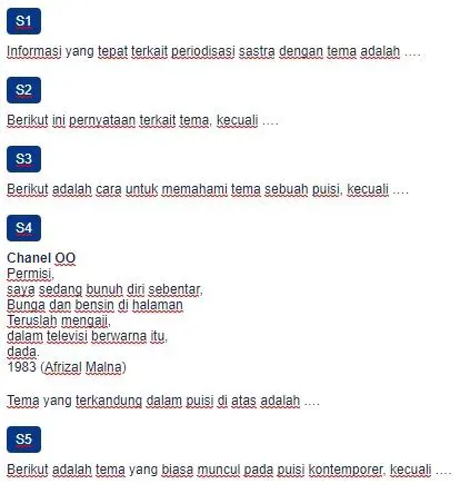 Mengidentifikasi Tema Puisi