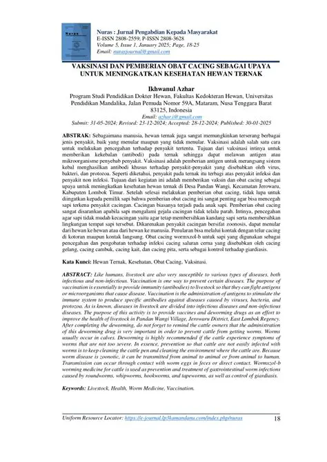 Meningkatkan Kesehatan Hewan