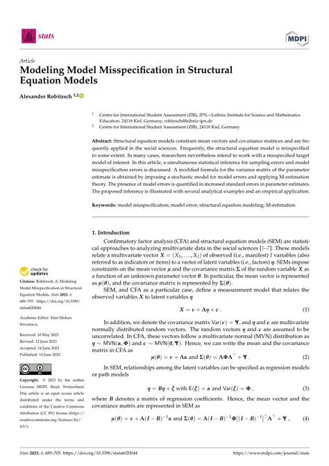 Methods for Detecting Model Misspecification