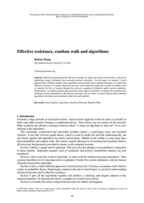 Methods for Determining Effective Resistance