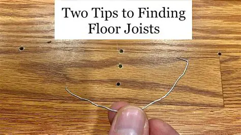 Methods for Finding Floor Joists