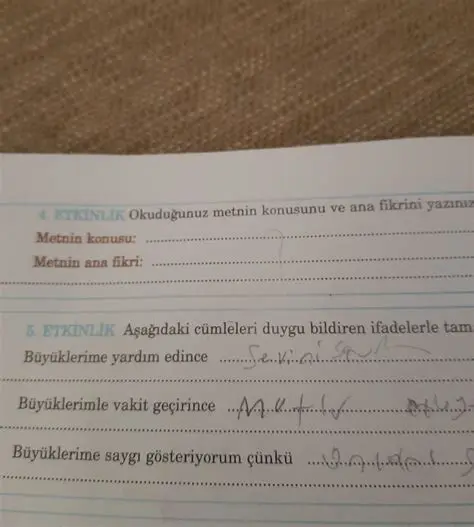 Metnin ana fikrini belirtmek