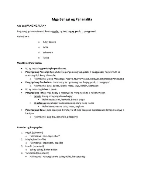 Mga Halimbawa ng Formulate