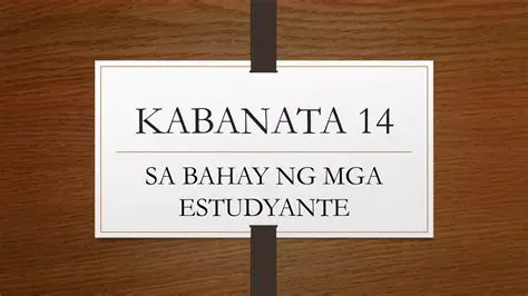Mga Karagdagang Impormasyon tungkol sa Kabanata 14