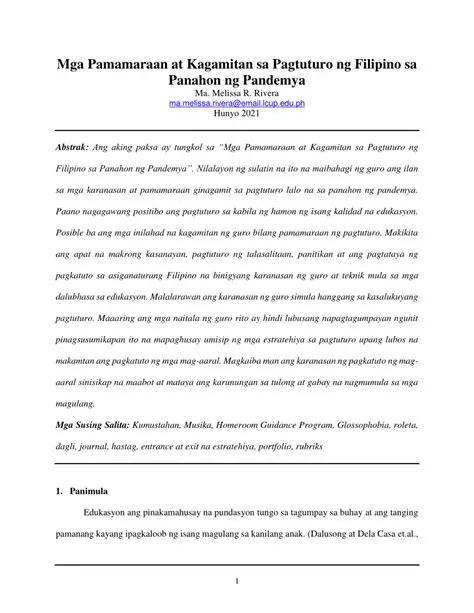 Mga Karaniwang Kaisipan sa Panahon ng Pandemya