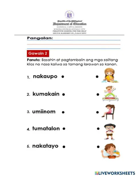 Mga Karaniwang Kaugnay ng Pandiwa