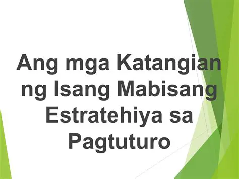 Mga Katangian ng Pagtuturo