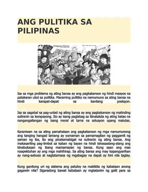 Mga Pagkakatulad sa Pulitika