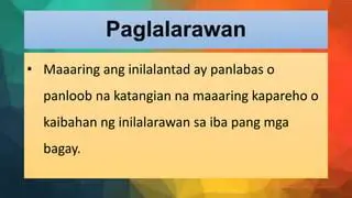 Mga Panlabas na Paglalarawan