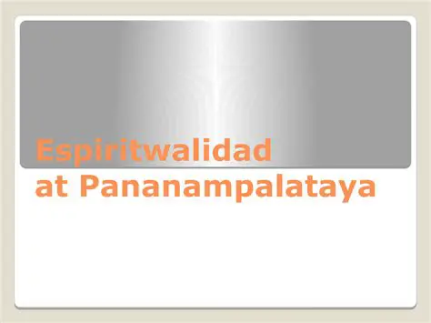 Mga Salitang Espiritwalidad sa Filipino