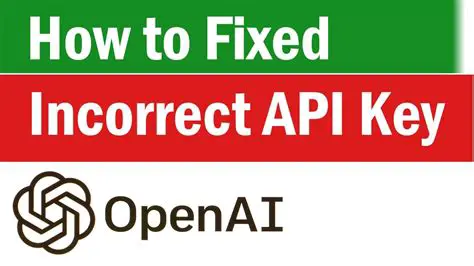 Missing or Incorrect API Credentials