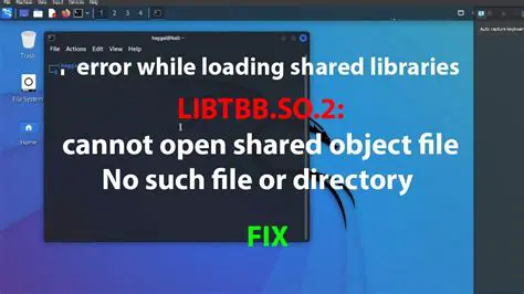 Missing shared object file