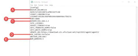 Modify the configuration file