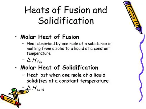 Molar heat of solidification