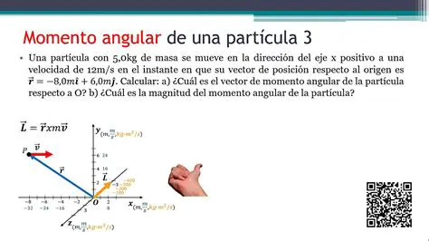 Momento y velocidad angular