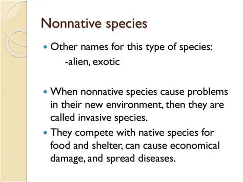 Monitor and control nonnative species populations