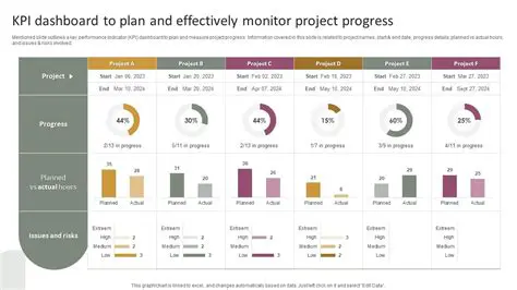 Monitoring Progress Against the Set Budget