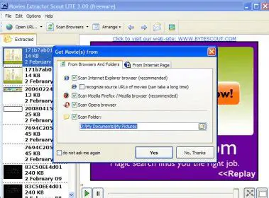 Movies Extractor Scout LITE