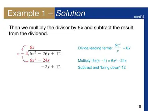 Multiply the divisor by the result