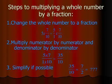 Multiplying the Whole Number by the Numerator
