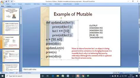 Mutable Properties and Their Behavior