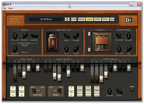 Native Instruments B4 Hammond Organ Clone