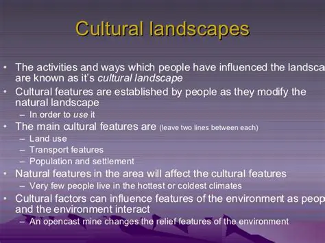 Natural Cultural Landscapes