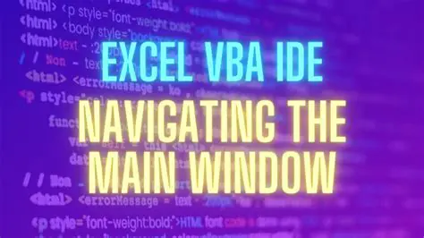 Navigating the Main Window