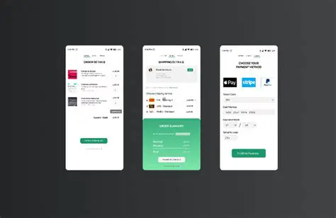 Navigation between Checkout Steps