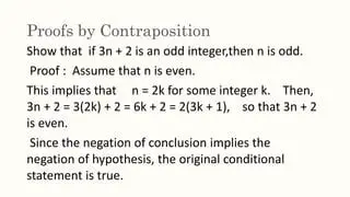 Negation by contraposition
