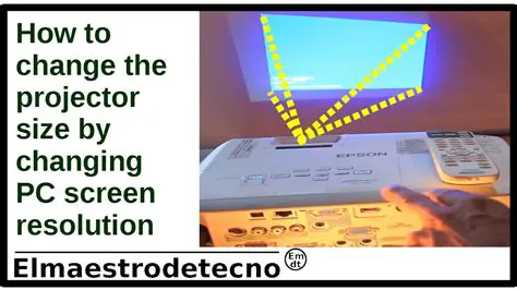 No need to setup resolution and inputs of projector or monitor
