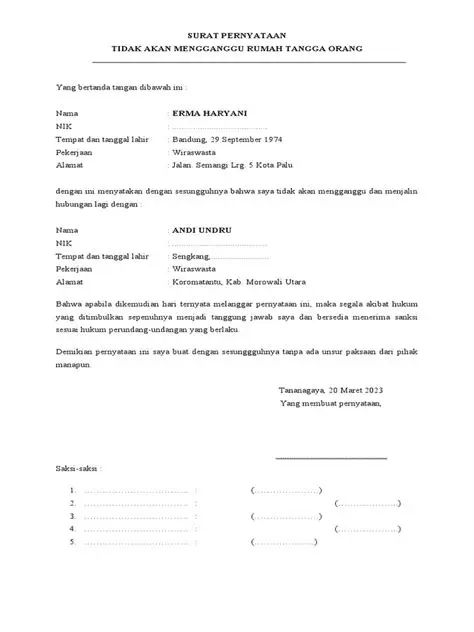 Norma untuk tidak mengganggu orang lain