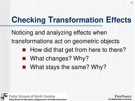 Not analyzing the transformation