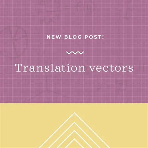 Not applying the translation vector correctly